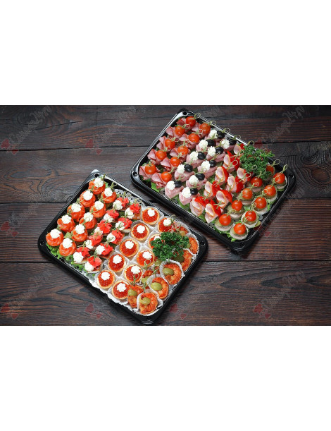 Набор № 1 Канапе с мясом, рыбой и морепродуктами