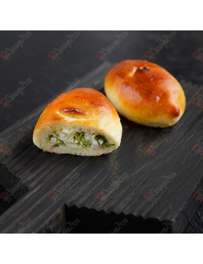 Пирожки с яйцом и зеленым луком