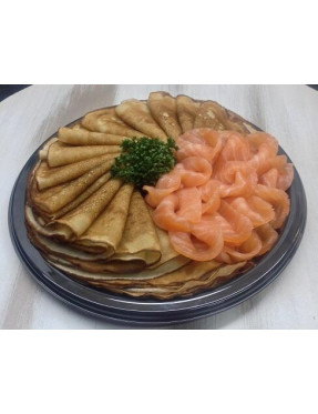 Блины классические с сёмгой